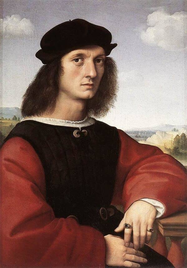 Portrait of Agnolo Doni - by Raphael