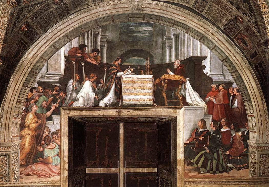 The Mass at Bolsena - by Raphael