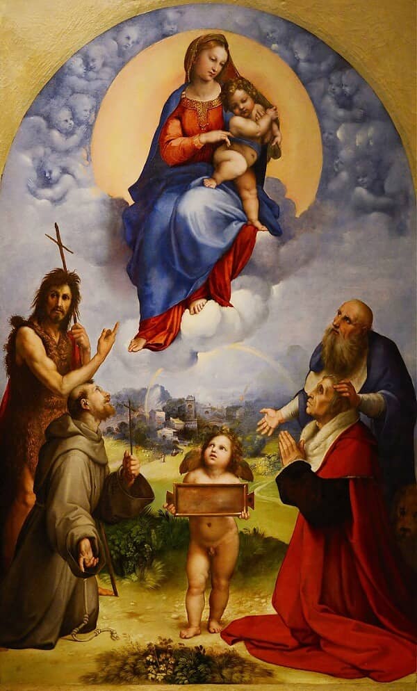 The Madonna of Foligno - by Raphael
