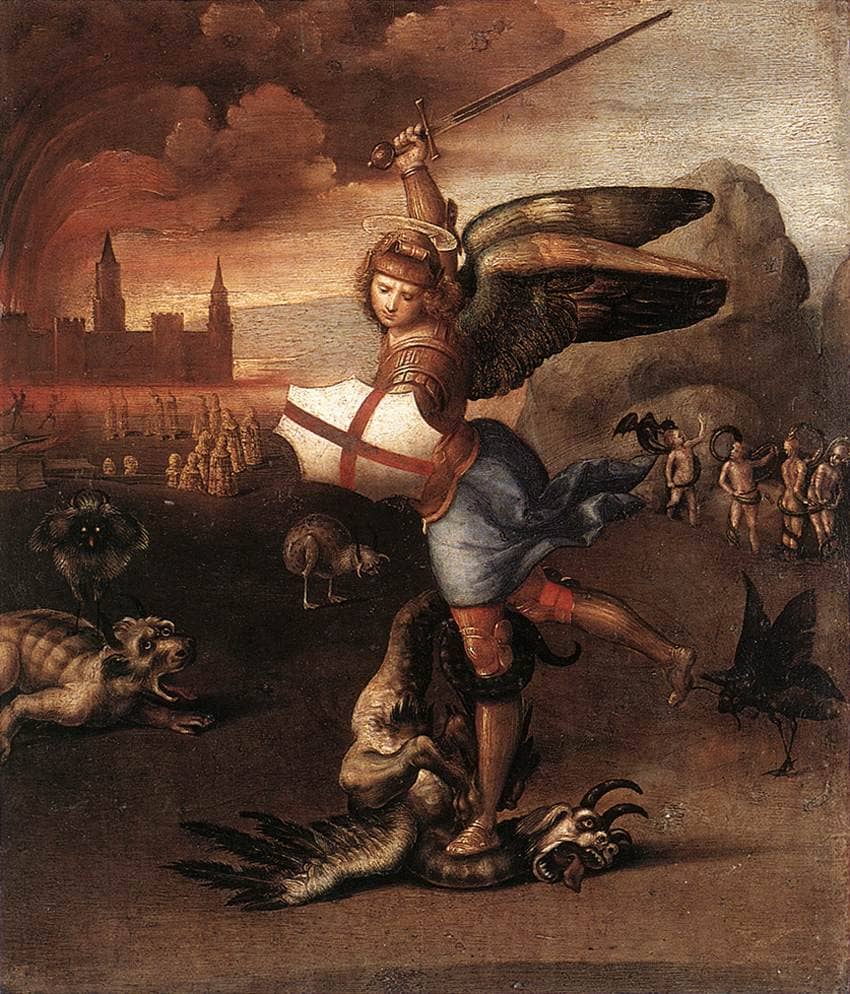 St. Michael - by Raphael