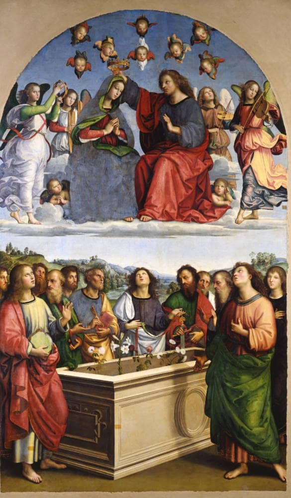 The Coronation of the Virgin - by Raphael