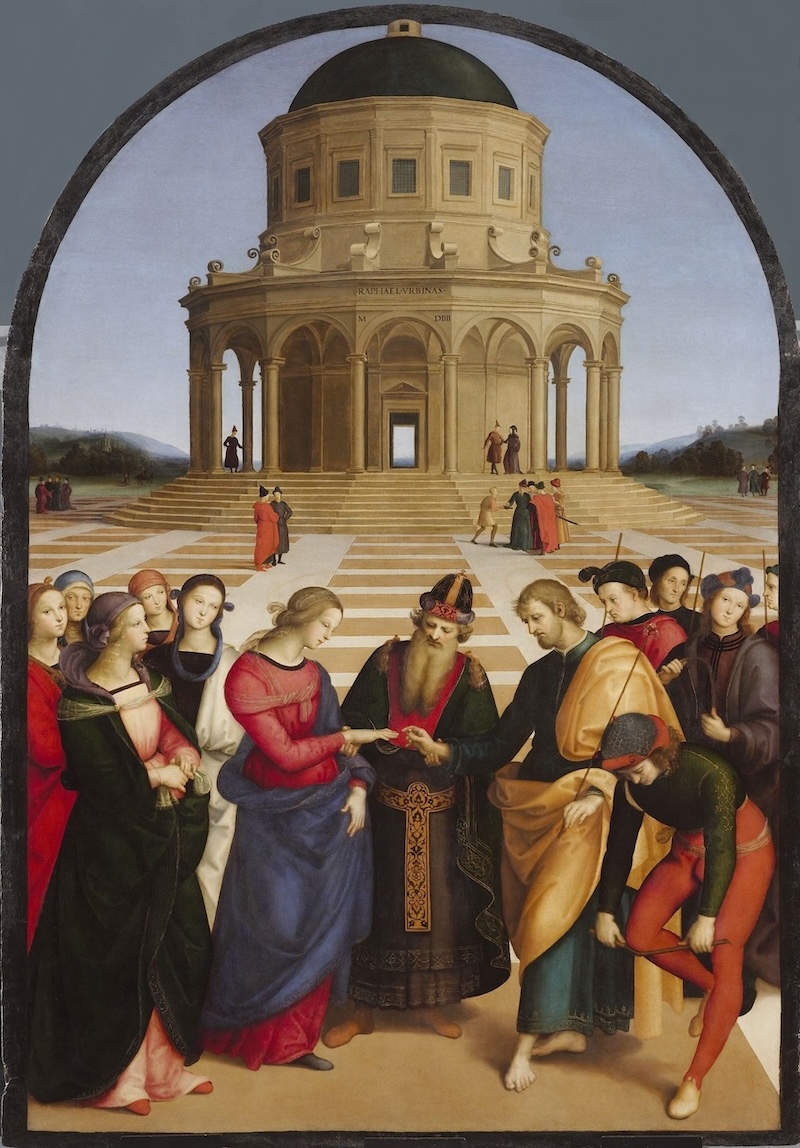 The Marriage of the Virgin - by Raphael