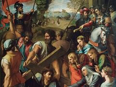 Christ Falling on the Way to Calvary by Raphael