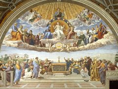 Disputation of the Holy Sacrament by Raphael