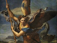 St Michael Vanquishing Satan by Raphael